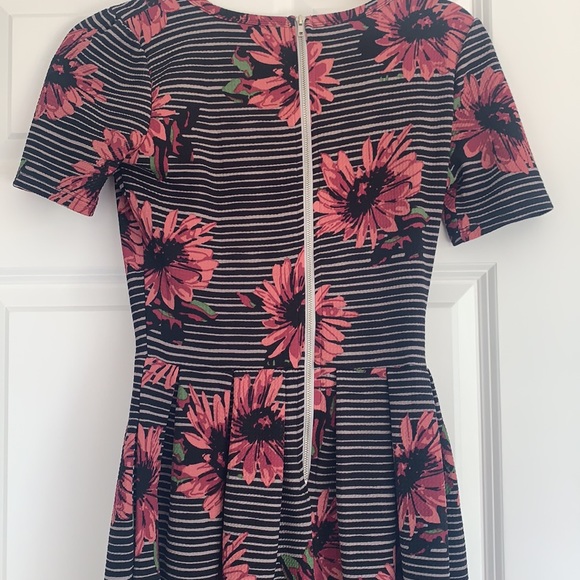 🆕 XS Lularoe Amelia Floral Dress - Picture 6 of 7